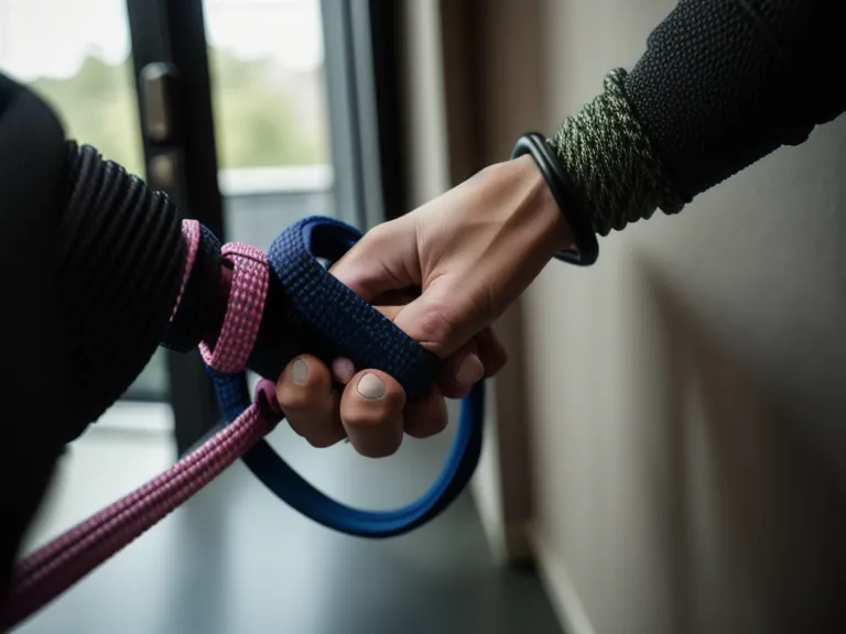 Angespannte Hundeleine bei einer Begegnung &ndash; Anfänger-Tipps gegen Leinenaggression im Berliner Hundealltag