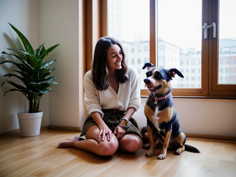 Hund lässt sich beim Gewöhnen ans Zähneputzen die Zähne mit einem Fingerling reinigen – Tipps zur Zahngesundheit für Hundeanfänger